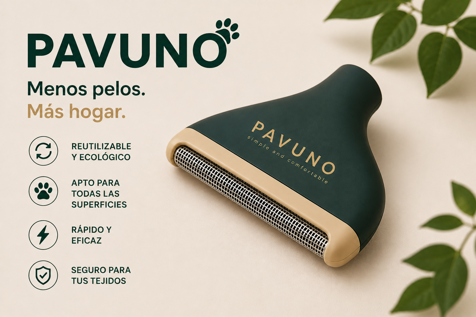 Quitapelos Reutilizable para Mascotas y Ropa